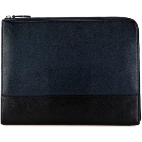 Pre-owned Leather clutches , male, Sizes: ONE SIZE - Dior Vintage - Modalova