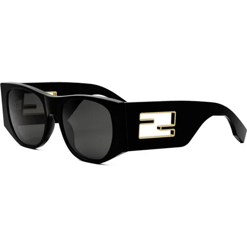Luxury Oval Sunglasses , unisex, Sizes: 54 MM - Fendi - Modalova