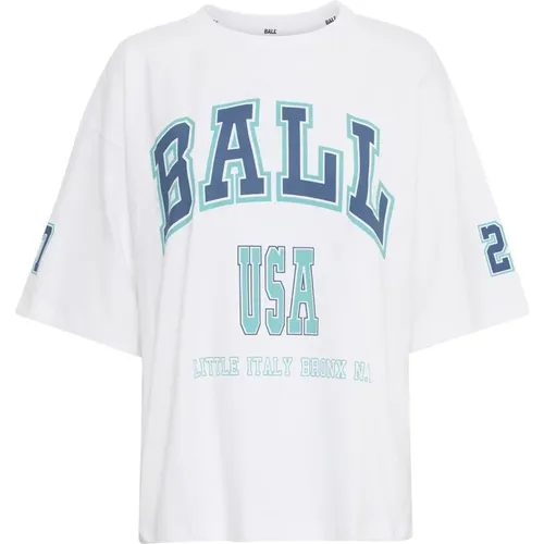 Bright Oversized T-Shirt , Damen, Größe: XS - Ball - Modalova