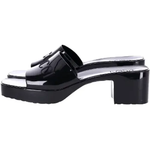 Pre-owned Rubber heels , female, Sizes: 5 1/2 UK - Gucci Vintage - Modalova