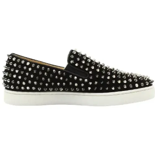 Pre-owned Suede sneakers , female, Sizes: 8 UK - Christian Louboutin Pre-owned - Modalova