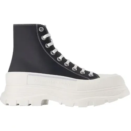 Leder sneakers , Damen, Größe: 35 1/2 EU - alexander mcqueen - Modalova