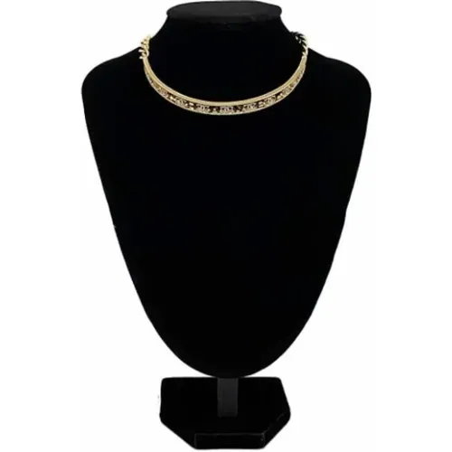 Pre-owned Gold Leather Chanel Necklace , female, Sizes: ONE SIZE - Chanel Vintage - Modalova