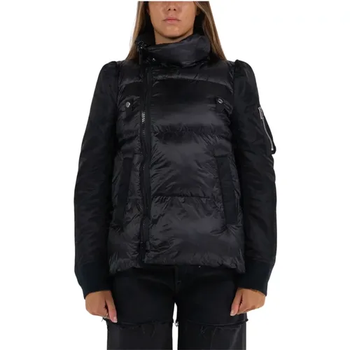 Padded Blouson Jacket , female, Sizes: L, XL - Sacai - Modalova