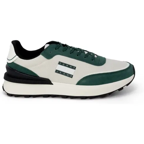Polyester Technical Runner Sneakers , male, Sizes: 8 UK, 10 UK - Tommy Jeans - Modalova
