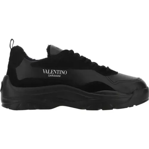 Gumboy Leder- und Wildledersneakers , Herren, Größe: 41 1/2 EU - Valentino Garavani - Modalova