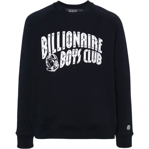 Crew Neck Sweater with Logo Patch , male, Sizes: L - Billionaire - Modalova