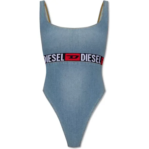 Bodysuit mit 'De-Geny-S' Logo , Damen, Größe: L - Diesel - Modalova