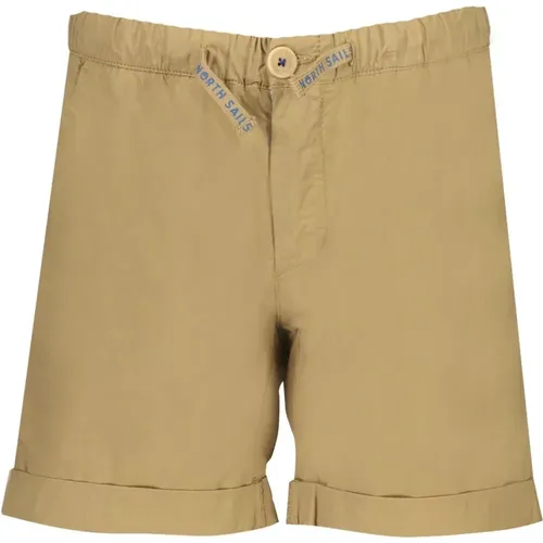 Braune Kinder Shorts mit Elastischem Bund - North Sails - Modalova