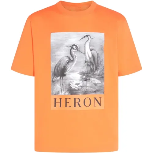 Leuchtend T-Shirts und Polos , Herren, Größe: M - Heron Preston - Modalova