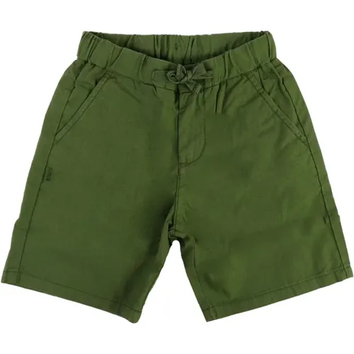 Grüne Elastische Bermuda Shorts,Grüne Elastische Bermuda-Shorts - Sun68 - Modalova
