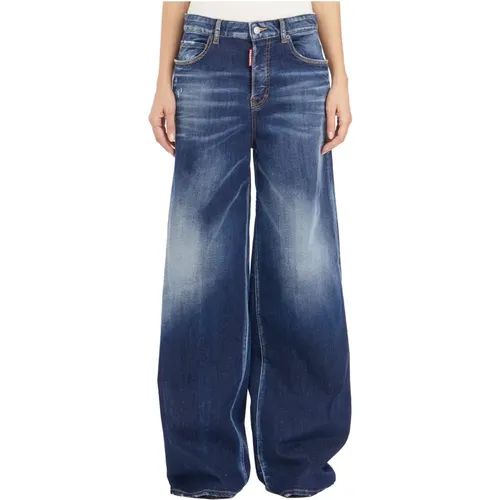 Denim Traveller Jeans , Damen, Größe: 3XS - Dsquared2 - Modalova