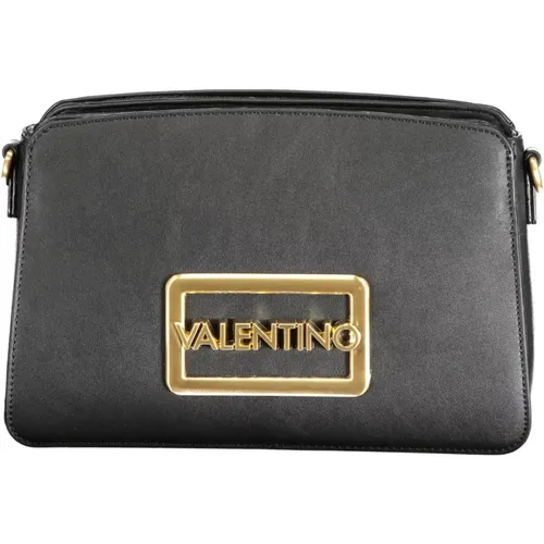 Schwarze Schultertasche mit abnehmbarem Riemen und Reißverschluss - Valentino by Mario Valentino - Modalova