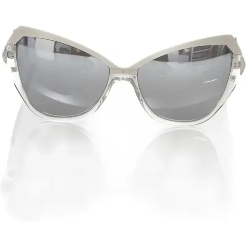 Metallic Cat Eye Sunglasses , female, Sizes: ONE SIZE - Frankie Morello - Modalova