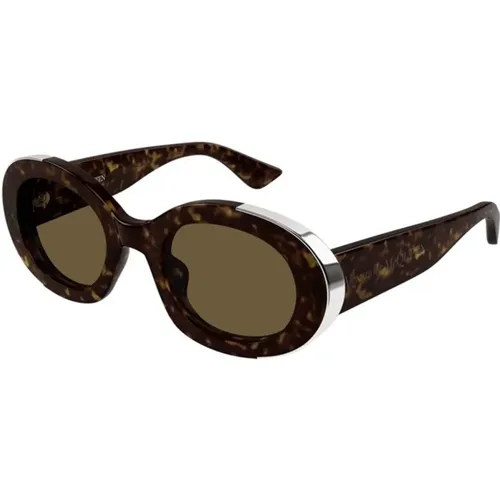 Havana Sunglasses Am0445S 002 , unisex, Sizes: 51 MM - alexander mcqueen - Modalova