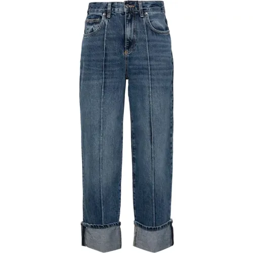 Blaue Denim Jeans Verblasster Effekt - Liu Jo - Modalova