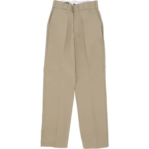 Khaki Workpant Long Trousers , female, Sizes: W30 L32, W27 L32, W29 L32, W28 L32 - Dickies - Modalova