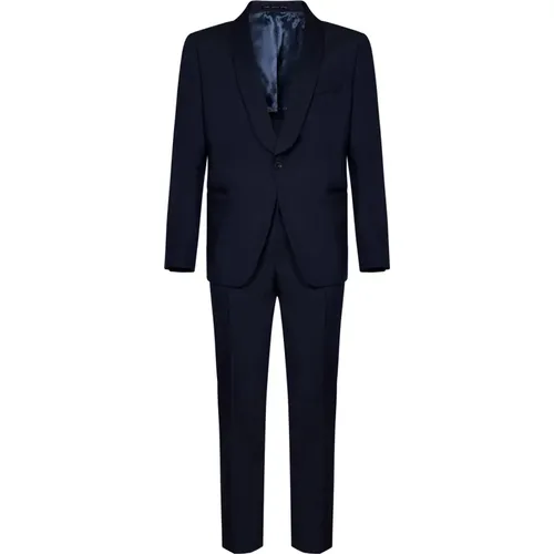 Single Breasted Suits , Herren, Größe: L - Low Brand - Modalova