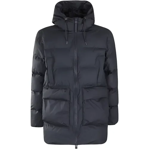 Alta Puffer Cargo Jacke , Herren, Größe: L - Rains - Modalova