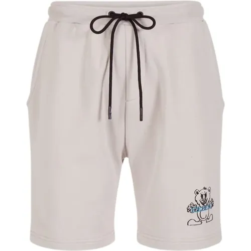 Light Grey Shorts , male, Sizes: S, L, M - Iceberg - Modalova