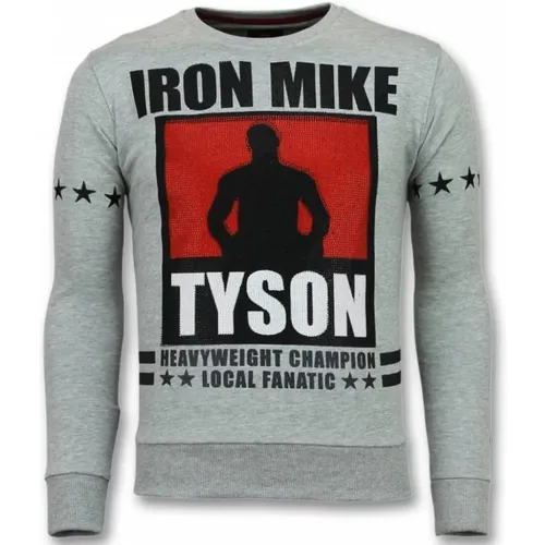 Mike Tyson Iron Sweater - Dicker Pullover Herren - 11-6306G , Herren, Größe: S - Local Fanatic - Modalova