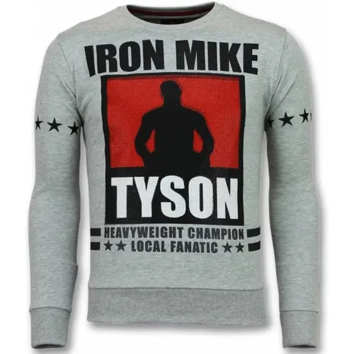 Mike Tyson Iron Sweater - Dicker Pullover Herren - 11-6306G - Local Fanatic - Modalova