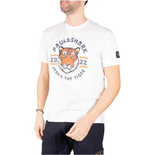 T-Shirt Jahr des Tigers - PAUL & SHARK - Modalova