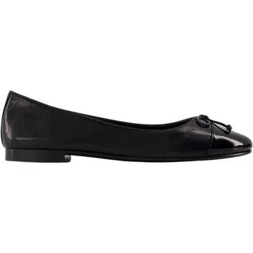 Leather Cap Toe Ballerinas , female, Sizes: 4 UK - TORY BURCH - Modalova