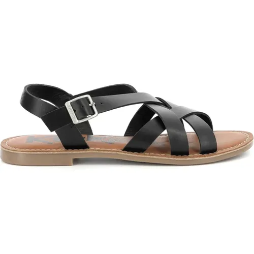 Bequeme Ledersandalen , Damen, Größe: 39 EU - Kickers - Modalova