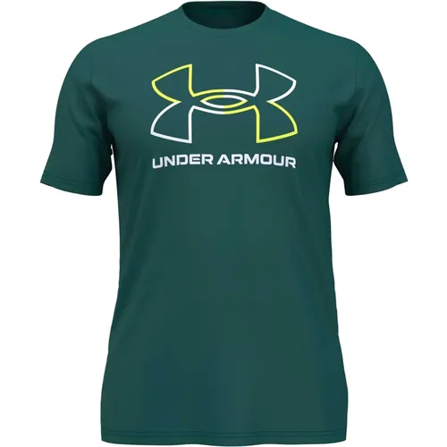 Foundation Update T-Shirt Hydro Teal , Herren, Größe: S - Under Armour - Modalova