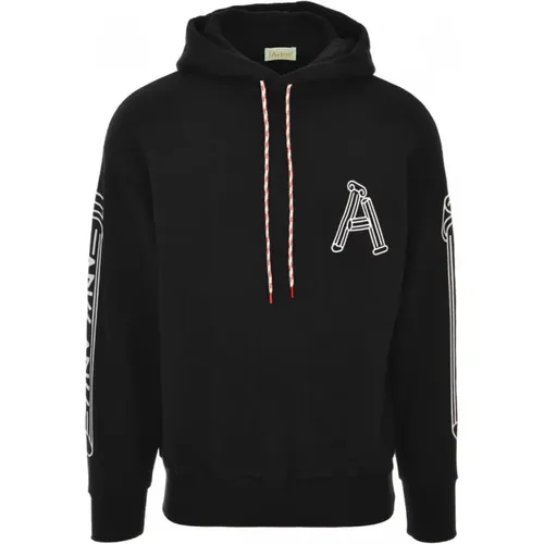 Hoodies , male, Sizes: S, M - Aries - Modalova