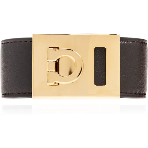 Lederarmband , Damen, Größe: S - Salvatore Ferragamo - Modalova