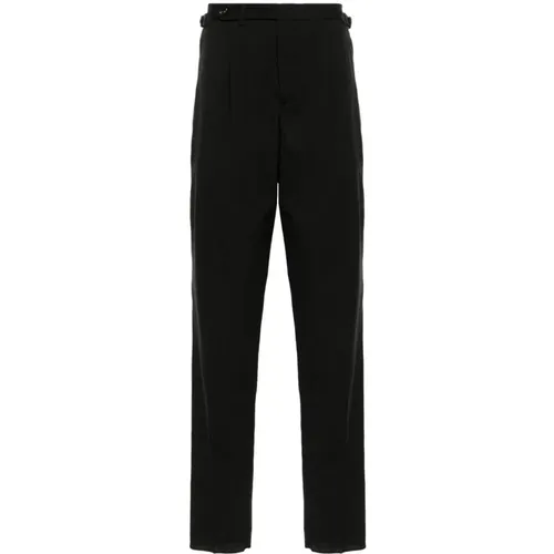 Textured Wool Trousers , male, Sizes: 2XL - Emporio Armani - Modalova