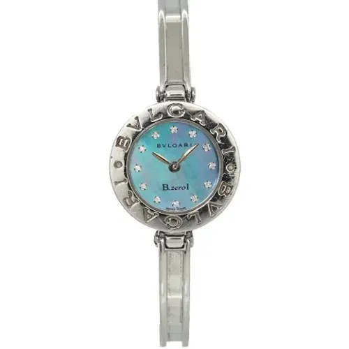 Pre-owned Stainless Steel watches , female, Sizes: ONE SIZE - Bvlgari Vintage - Modalova