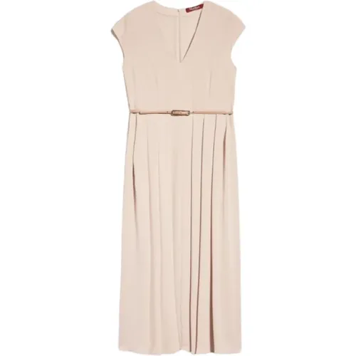 Cady Dress with Belt , female, Sizes: L - Max Mara - Modalova