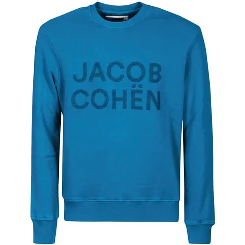 Herren Casual Sportlich Velvet Sweatshirt - Jacob Cohën - Modalova