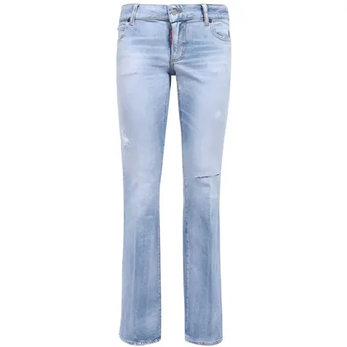 Customized Rivets 5-Pocket Jeans , Damen, Größe: 3XS - Dsquared2 - Modalova