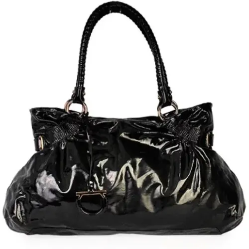 Pre-owned Leather shoulder-bags , female, Sizes: ONE SIZE - Salvatore Ferragamo Pre-owned - Modalova