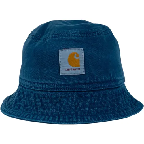 Cobalt cotton Garrison bucket hat , unisex, Sizes: S/M, M/L, L/XL - Carhartt WIP - Modalova