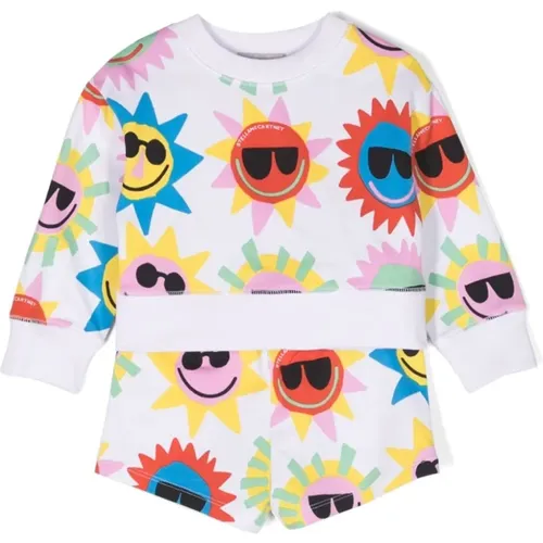 Kinder Sweatshirt und Shorts Set mit Sonnendruck - Stella Mccartney - Modalova
