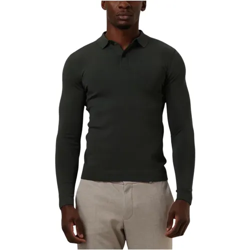 Grünes Polo-Shirt für Männer , Herren, Größe: XL - Genti - Modalova