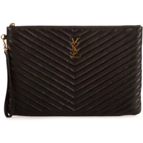 Pre-owned Leather wallets , female, Sizes: ONE SIZE - Yves Saint Laurent Vintage - Modalova