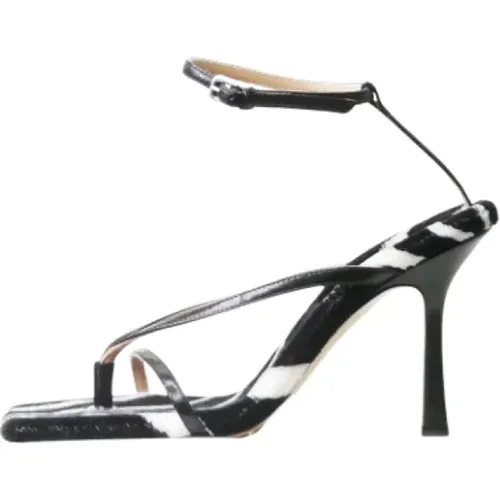 Pre-owned Leather heels , female, Sizes: 3 UK - Bottega Veneta Vintage - Modalova