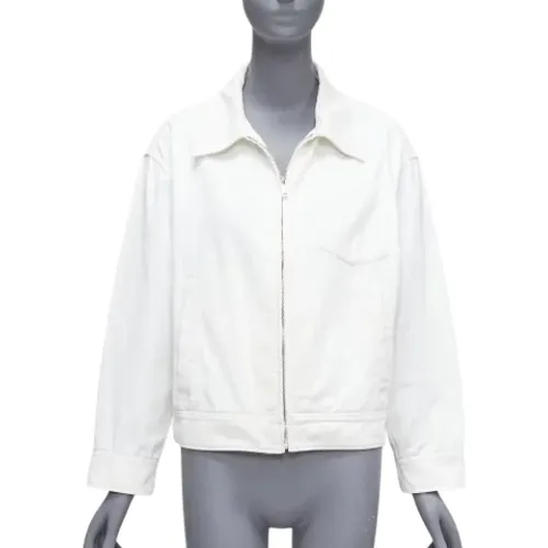 Pre-owned Cotton outerwear , female, Sizes: 3XL/4XL - Prada Vintage - Modalova