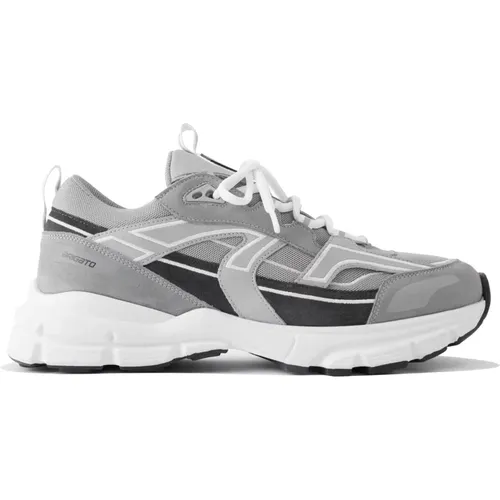 Grey R-Trail Sneakers Reflective Webbing , male, Sizes: 8 UK, 9 UK, 11 UK, 6 UK, 10 UK, 7 UK - Axel Arigato - Modalova