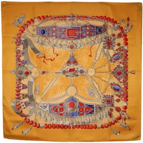 Pre-owned Silk scarves , female, Sizes: ONE SIZE - Hermès Vintage - Modalova