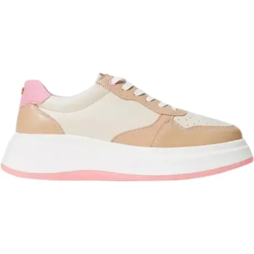 Color Block Sneakers with Logo Detail , female, Sizes: 7 UK, 4 UK, 6 UK, 5 UK, 3 UK - Twinset - Modalova