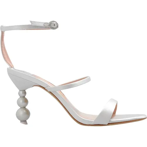 Rosalind heeled sandals in satin , female, Sizes: 5 1/2 UK, 4 1/2 UK, 5 UK, 3 UK, 4 UK - Sophia Webster - Modalova