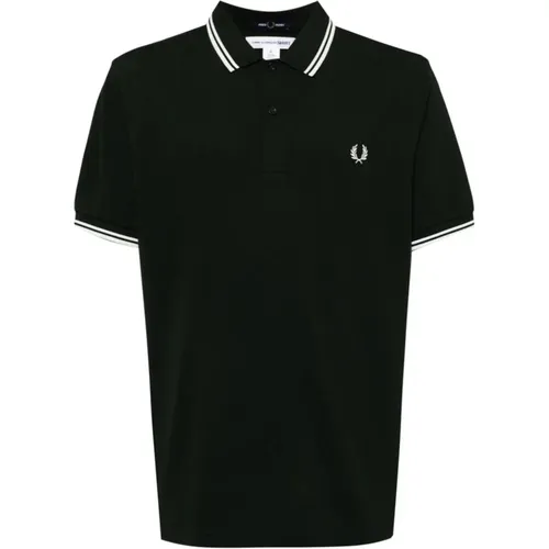 Green Polo Shirt with Logo Print , male, Sizes: XL, L, M - Comme des Garçons - Modalova