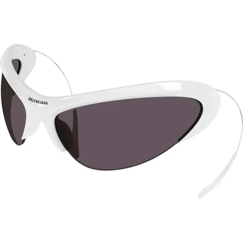 Sunglasses,Blaue Sonnenbrille mit ausziehbaren Bügeln,Stylische Sonnenbrille Bb0232S - Balenciaga - Modalova